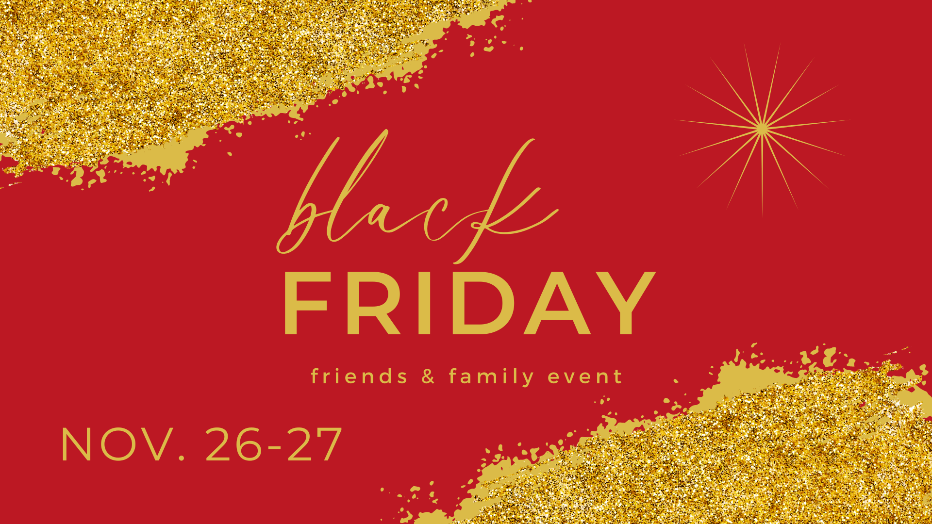 Black Friday 2021 Landing Page Banner (Facebook Event Cover)